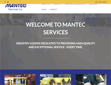 Tablet Screenshot of mantecservicesinc.com